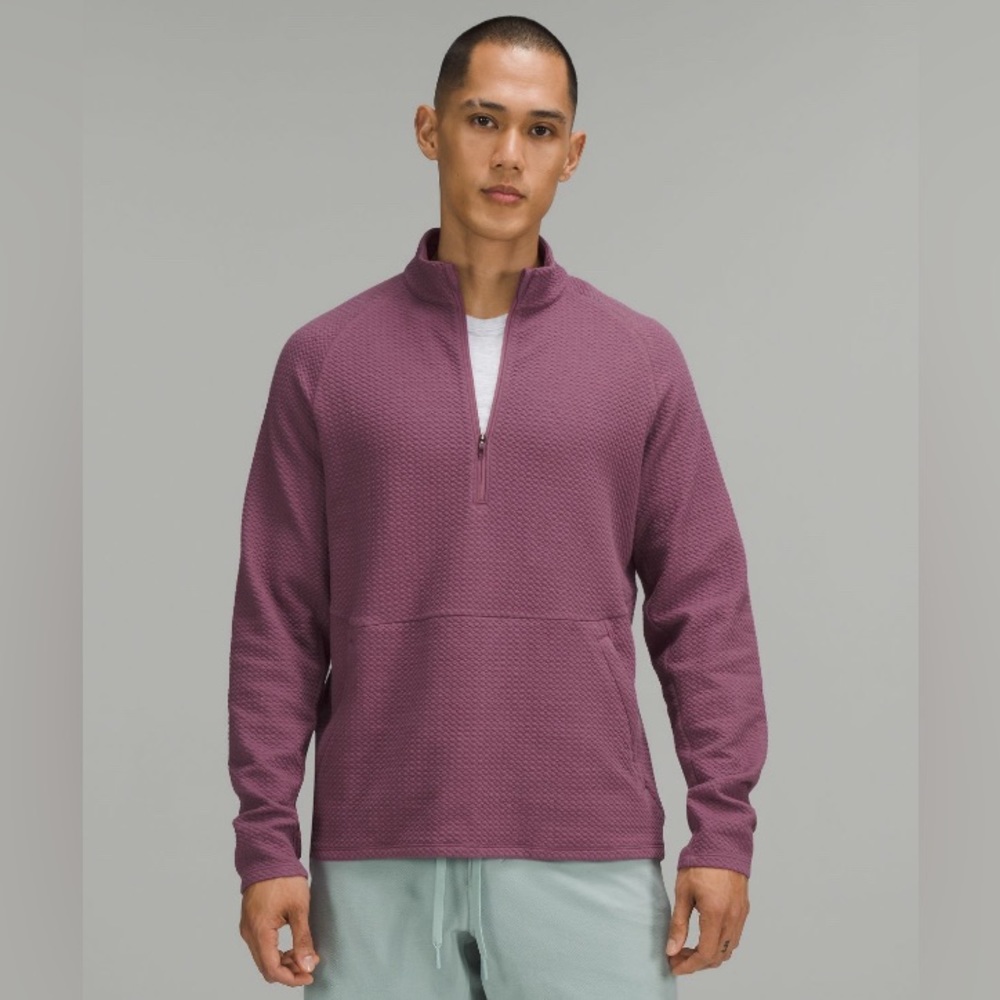 Lululemon at ease half zip - vintage plum